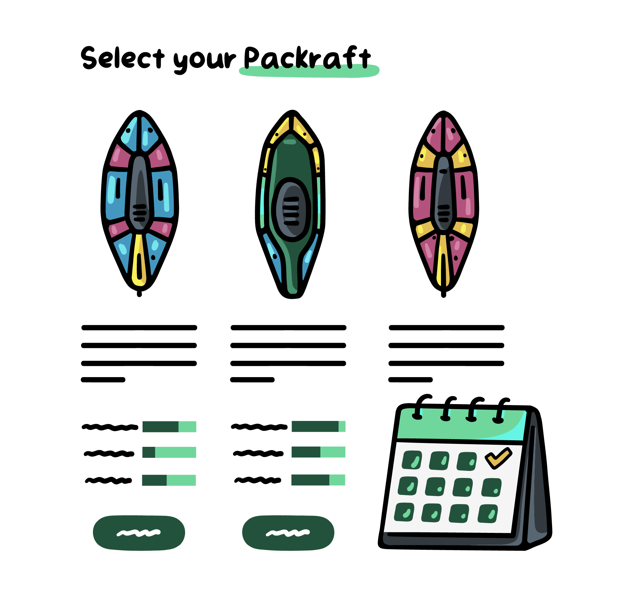 Start met het huren van een packraft